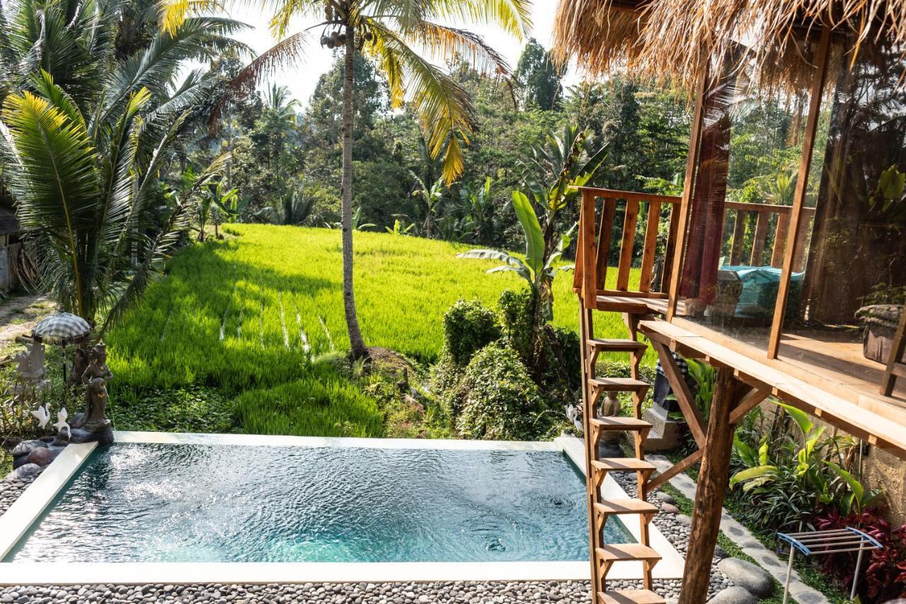 Bali Bamboo Jungle Huts And Hostel Tampaksiring Exterior photo